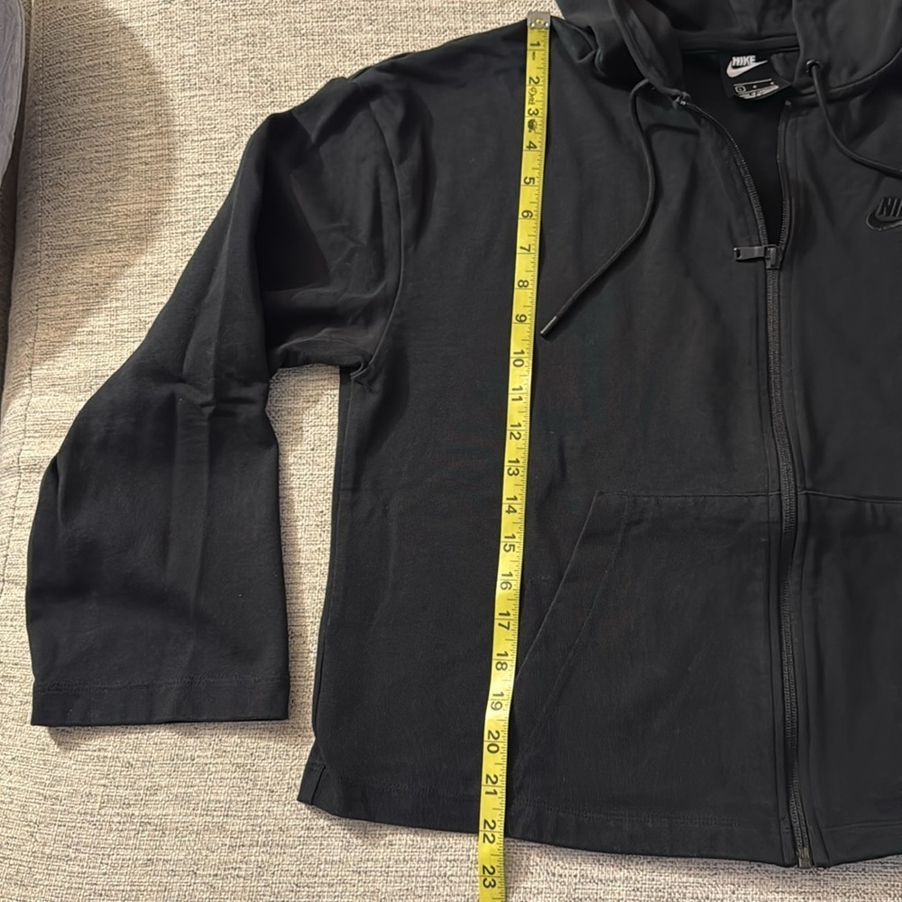 🖤 NWOT Nike Women's Full-Zip Hoodie – Flared Sleeve | Size Large - Picture 2 of 5
